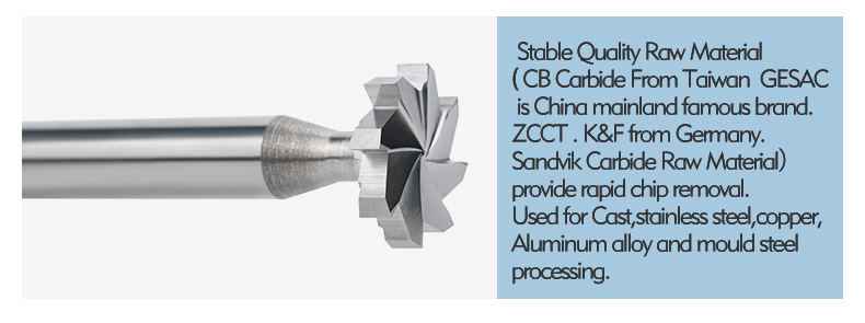 BFL CNC Machine Carbide End Mill Cutting Tools T-slot End Milling Cutter Customized CNC Tools