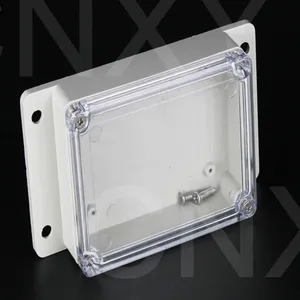 transparent cover cable plastic enclosure box waterproof,ip66 115*85*35mm clear lid junction box