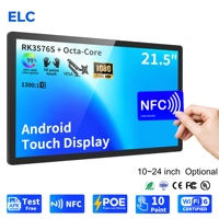 Pantalla Táctil Comercial Android con Montaje VESA, 10 Puntos de Tacto, Resolución 1920*1080 Full HD para Terminales de Autoservicio