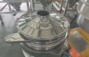 Stofvrije directe afvoer roestvrij staal 304 horizontale motor trilzeef 2-500 mesh automatische poederkorrelzeef - Product Image 6