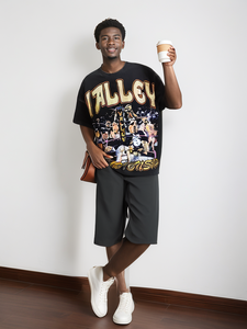 Großhandel 100% Baumwolle Herren T-Shirts Gute Qualität Low MOQ American <span class=keywords><strong>Printing</strong></span> Gewaschenes Wasser Gebraucht Kurzarm Halsketten Herren - Product Image 3