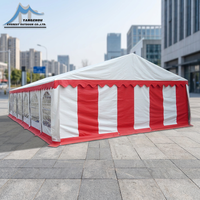 Tente de réception populaire à toit transparent, complète avec tables, chaises et éclairage, en aluminium léger, pour les événements et les séances de photographie en extérieur