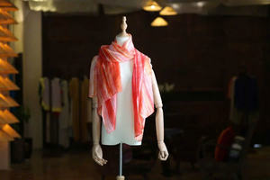 Colección de Exportación Textil, Bufanda de Invierno para Mujer, Tejida en Jacquard, Cálida, con Serigrafía, Lino y Seda, 70x180cm - Product Image 6