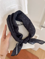 Dames katoenen vierkante sjaal bandana hoofdband op maat gemaakt elegant lichtgewicht accessoire voor woon-werkverkeer, vakantie en cadeau