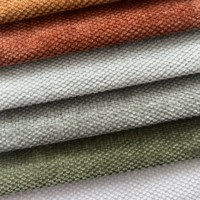 Tissu d'ameublement texturé 3D en chenille popcorn de luxe, tissu doux et lourd pour coussin de canapé et décoration intérieure