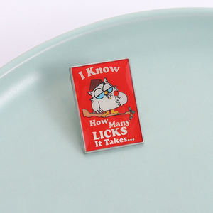 <span class=keywords><strong>So</strong></span> quante leccate ci vogliono spille di smalto divertente gufo nostalgico spilla con spilla e distintivo per gioielli accessori regalo per amici - Product Image 1