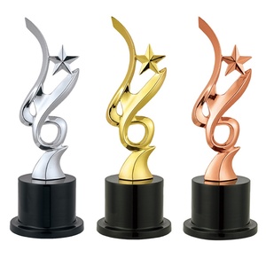 Oneway Wholesale Transparency Crystal Award Cup Custom Creative Crystal Microphone <b>Music</b> Trophy - Product Image 6