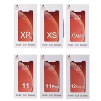 Écran de smartphone RJ INCELL pour iPhone X XS MAX 11 12 Mini 13 Pro 14 Plus 15 Pro Max, réparation d'écran LCD de téléphone portable, écrans LCD de téléphone portable