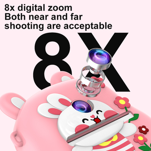 K8 Trẻ Em Ngay Lập Tức In Máy Ảnh Ảnh Tự Sướng Nhiệt In Máy Ảnh 2 'Màn Hình Ống Kính Kép 1080P Trẻ Em In Máy Ảnh Giáng Sinh Quà Tặng Sinh Nhật - Product Image 6