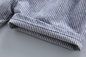 ชุดกางเกงขาสั้นสีเหลืองและสีเทาสำหรับเด็กผู้ชายและเด็กผู้หญิง  ชุดนอนลายการ์ตูนน่ารักสำหรับเด็ก - Product Image 4