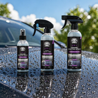 Spray de revêtement céramique au graphène 3-en-1 en gros, hydrophobe, anti-salissure, protection UV, pour l'entretien automobile et le scellement de la peinture de voiture