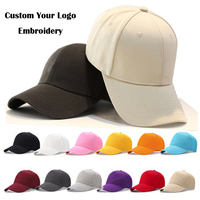 Gorra de Béisbol Negra Deportiva Personalizada de Alta Calidad con Bordado Profesional, 6 Paneles Estructurados, Estilo Hip-Hop
