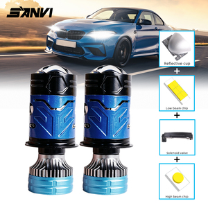 หลอดไฟหน้ารถยนต์ SANVI G2 Mini H4 LED 5500K 30000LM ดีไซน์แบบรวมไฟสูง-ต่ำ สำหรับการดัดแปลงและอัปเกรดรถยนต์ - Product Image 6
