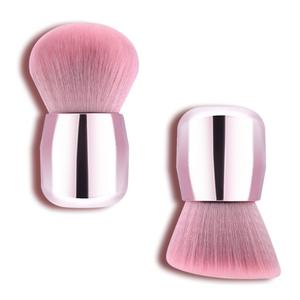 Brocha de maquillaje de una sola Seta, brocha de maquillaje <span class=keywords><strong>Kabuki</strong></span> redonda de belleza, brocha de maquillaje con logotipo personalizado - Product Image 4
