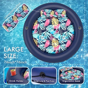 Flotador para Piscina, Tumbona para Tomar el Sol, Flotadores Inflables para Piscina de Tamaño Adulto para Exteriores, Jardín, Piscina - Product Image 4