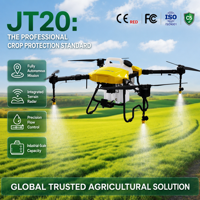 Crop Inspection Drone Multi Rotor Drone Auto Takeoff GPS Waypoint 4K HD Cam Hyperspectral Array for Agricultural Land Survey