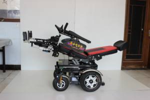 Silla de ruedas eléctrica frenos electromagnéticos elevadores de sillas de ruedas levantados eléctricamente tumbados y levantados glúteos 0-8 km/h - Product Image 3