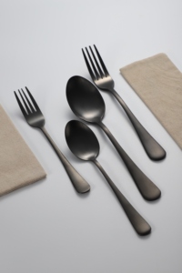 Nhà máy trực tiếp thép không gỉ đen Matt Flatware thiết lập dao kéo Matte đen bạc <span class=keywords><strong>Set</strong></span> - Product Image 5