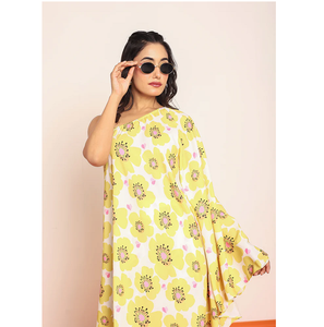 Blusa de Verano con Estampado de Paraguas para Mujer, Elegante, Informal, para Fiestas, Chic, para Salir - Product Image 1