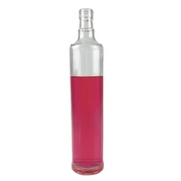 Bouteilles en verre de whisky Slim Tall Guala Cap vodka en verre bouteilles de bouteille en verre d'alcool vides avec logo personnalisé