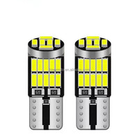 2 Stück Canbus T10 4014 26SMD LED-Glühbirne mit hoher Helligkeit, W5W, für Motorrad, Parken, Kennzeichen, Leselicht, 12 V