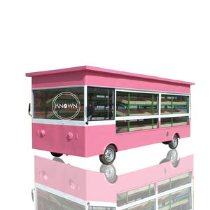OEM 핫 세일 거리 분홍색 색깔 이동할 수 있는 음식 차를 가진 전기 음식 손수레 식사 아이스크림 트럭 핫도그 밴 - Product Image 3