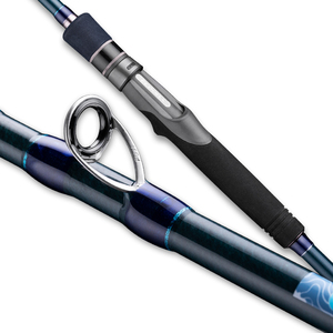 <span class=keywords><strong>Canne</strong></span> à pêche ECOODA Cyan Blue ECBT Hair Tail <span class=keywords><strong>Tenya</strong></span> Rod, pointe en titane, pointe en fibre <span class=keywords><strong>de</strong></span> verre, <span class=keywords><strong>canne</strong></span> à pêche pour bateau - Product Image 1