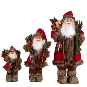 Noel süsler ekran figürinler peluş oyuncak hediyeler noel bebek gnomes noel baba dekorasyon malzemeleri