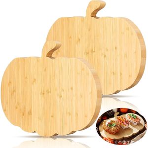 Tabla de cortar de madera con forma de calabaza para decoración de cocina y servir comida - Product Image 5