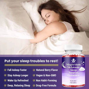 Gommes de soutien du sommeil à la mélatonine et au magnésium pour un sommeil profond et la relaxation ODM OEM de marque privée - Product Image 2