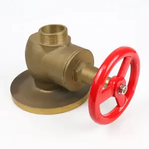 Factory Price 2 Inch Outdoor Angle Valve Landing Valve with Flange