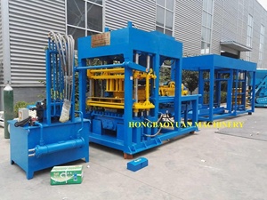 HONGBAOYUAN QTJ4-15 ciment coloré brique creuse <span class=keywords><strong>bloc</strong></span> de briques solides Machine de fabrication <span class=keywords><strong>prix</strong></span> de la machine à briques imbriquées - Product Image 3