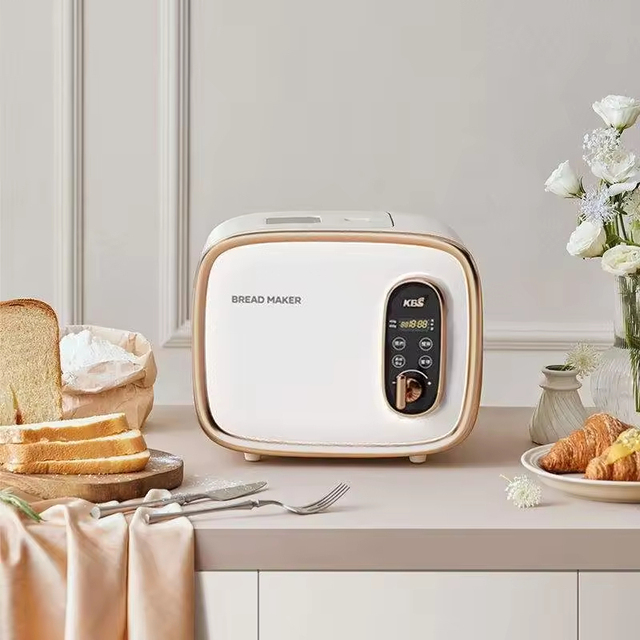 Bread Machine: Stainless Steel, App-Controlled, with Automatic Dough Fermentation & Timer for French/German Breads