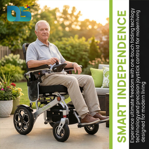 Silla <span class=keywords><strong>de</strong></span> Ruedas Eléctrica Todoterreno con Motor <span class=keywords><strong>de</strong></span> 500W, Reposapiés Ajustable <span class=keywords><strong>de</strong></span> Alta Velocidad, para <span class=keywords><strong>Personas</strong></span> con Discapacidad - Product Image 4