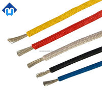 Großhandelspreis Standard 200 Grad 2,5mm 4mm 6mm 10mm Verzinnter Kupfer-Silikon-Isolierdraht mit Glasfasergeflecht für Ofenheizungen