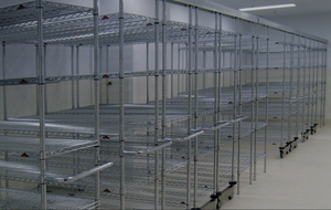 अस्पताल मोबाइल भंडारण क्रोम तार ठंडे बस्ते में डालने कम्पेक्टर - Product Image 4