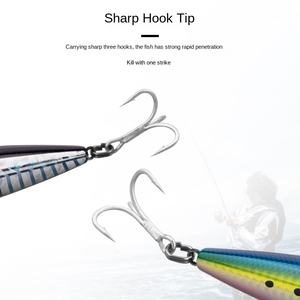 Japon <span class=keywords><strong>MARIA</strong></span> Crashes Water Waves Lie POPQUEEN Surface Golden Gun Stainless Steel Bait F160 Soaking Sound Sea Fishing LURE BAIT - Product Image 4