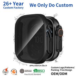ฟิล์มกันรอยหน้าจอนาฬิกาแบบกันน้ำสำหรับ Apple Watch Ultra 4 รุ่นแฟชั่น PC เคลือบเงาเต็มจอ ขนาด 49 มม. พร้อมเคสป้องกัน - Product Image 1