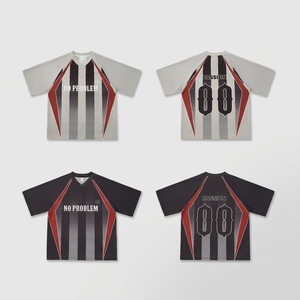 2026 Custom Oem/Odm Pattern Printed Sports Digital Printed Jersey V-Neck Men's <b>T</b>-<b>Shirt</b> - Product Image 1
