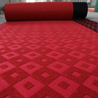Indoor Outdoor Rugs Large Floor Mat Rectangular Carpet Exhibition Runner Church Wedding Carpet Non Woven Polyester Carpet