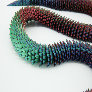 Vente en gros de modèles de serpents vipères articulés imprimés en 3D sur mesure, jouets cadeaux - Product Image 5