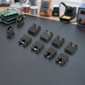 Connecteurs de raccordement PCB 2,54 mm 1P mâle/femelle en laiton nickelé 12V - Product Image 3