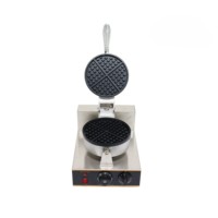 Gaufrier à plaque unique, taille compacte, léger, pour la maison et les cafés