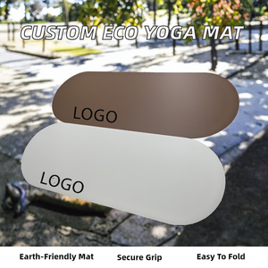 Tapete de Yoga Extra Grande de 180 cm con Logotipo Personalizado YD, Ecológico, para Gimnasio y Hogar, de 5 mm, Antideslizante, Plegable, de Caucho Natural, para Pilates - Product Image 2