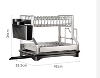 Mitigeur à double bec et à une poignée Robinet de lavabo multifonction en cuivre chromé au design moderne Robinet de salle de bain