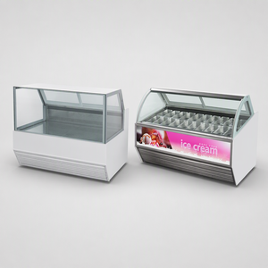 Vitrina Refrigerada RTK para Helados con Puerta de Vidrio, Exhibidor de Helados en Paquetes, Congelador para Conos de Helado - Product Image 3