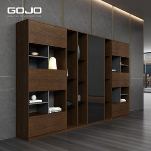 Armadietti moderni in legno per ufficio e libreria per capo Manager deposito mobili commerciali per uso scolastico all'aperto - Product Image 1