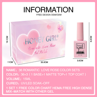 HONEY GIRL Nail Supplies Wholesale Uv Gel Nail Pink Saint Valentine's Day Gel Uv Professional Valentine Gel Polish Nail Painting
