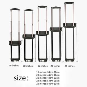Mở rộng ống lớn Telescopic kim loại xe đẩy xử lý phụ tùng cho hành lý Telescopic Xe đẩy kéo xử lý bánh xe xe đẩy xử lý - Product Image 4