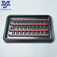 20 Slides Microscope Slide Staining Tray Set